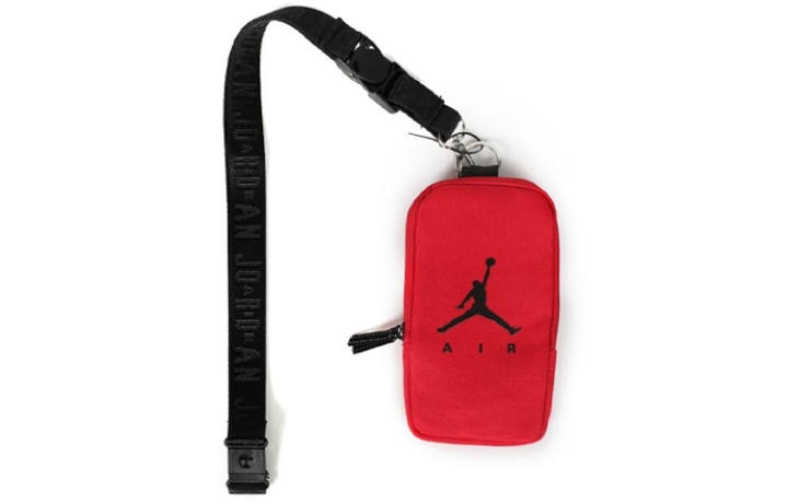 Jordan Jordan Polyester Crossbody Bags Regular Unisex Red