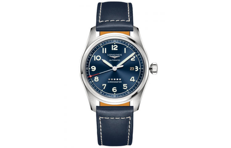 LONGINES Spirit Collection Automatic Mechanical Movement Fashion Men's Watch 42mm Blue Dial Stainless Steel Case