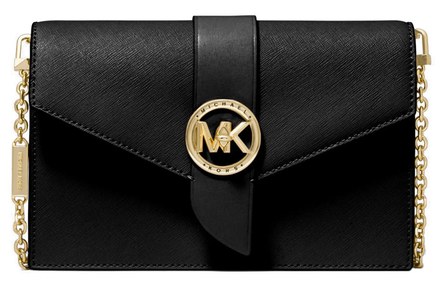 MICHAEL KORS CharmMICHAEL KORS Leather Shoulder Bag Women's Black