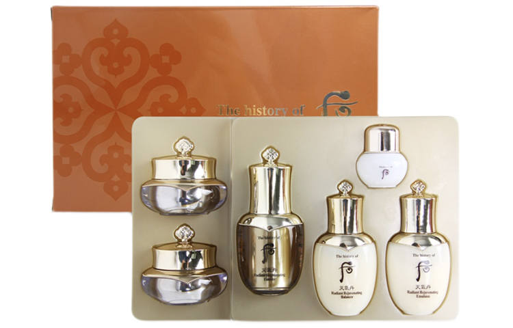The History Of Whoo Weather Dan Sample Set Flower Nourishing Skincare Soothing Moisturizing And Hydrating Antioxidant