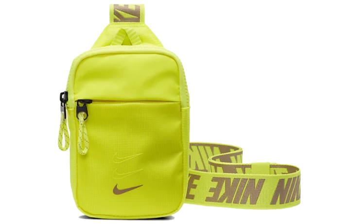 Nike Nike Polyamide With Polyester Fanny Pack Sling Bag Crossbody Bag Regular Unisex Lemon