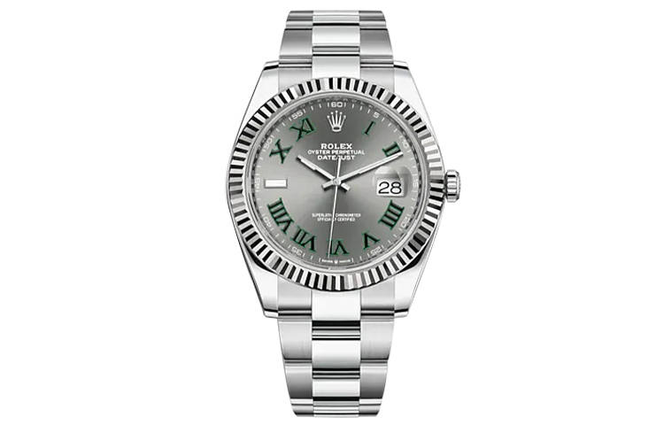 ROLEX Automatic Mechanical Movement Men's Watches Watch 41mm Gray Dial Oystersteel Strap