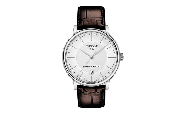 TISSOT Kason Zen I Collection Automatic Mechanical Movement Men's Watches Watch 40mm Silver Dial Leather Strap