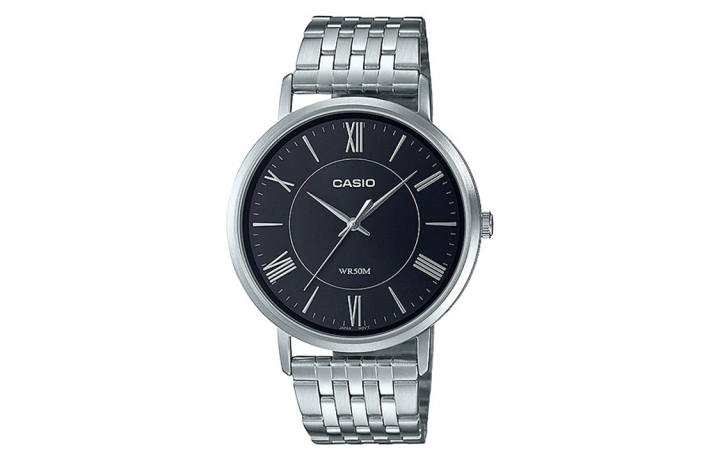 CASIO CASIO Men Standard Series Black Watch MTP-B110D-1AV