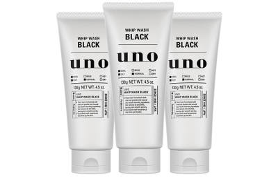 UNO Activated Carbon Oil Control Cleansers Cleaning Hydrating Refreshing 130g*3/130g*4