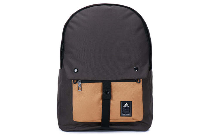 Adidas Adidas Polyester Backpack Regular Unisex Black & Umber