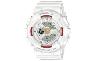 CASIO Women's BABY-G White Watch BA-110DDR-7A