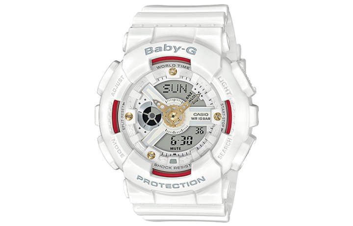 CASIO CASIO Women's BABY-G White Watch BA-110DDR-7A