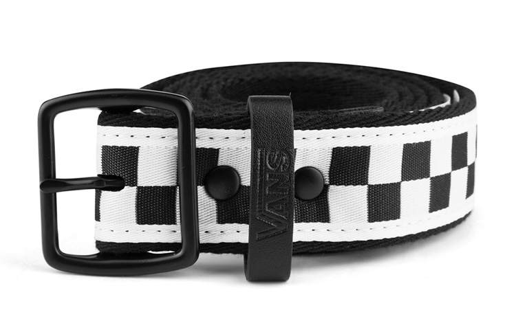 Vans Vans Belts Men's Black White Checkerboard
