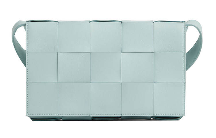 Bottega Veneta Intreccio Cassette Teal Washed