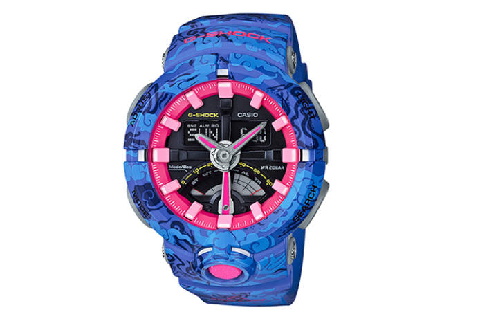 CASIO CASIO Men Liquid Crystal/Analog Dual Display Series Black Watch GA-500CG-2A