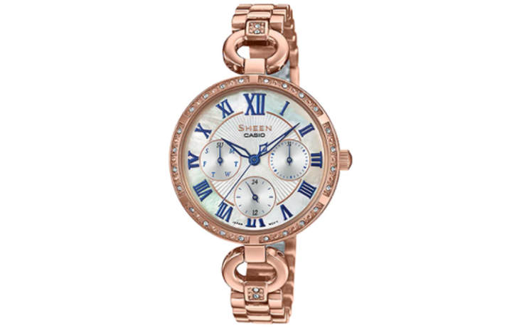 CASIO CASIO Women's SHEEN White Watch SHE-3067PG-7A