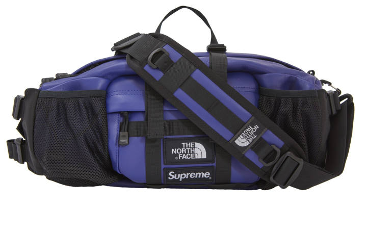 Supreme Supreme The North Face X The North Face Collaboration FW18 Leather Sling Bag, Fanny Pack Regular Unisex Purple