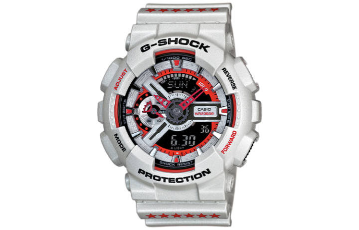 CASIO CASIO Men Liquid Crystal/Analog Dual Display Series Black Watch GA-110EH-8A