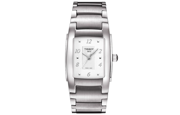 TISSOT T LADY Series Quartz Movement Women's Watch 31.2mm White Dial Stainless Steel Case