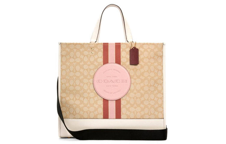 COACH Dempsey Leather Tote Bag, Shopping Bag, Shoulder Bag, Crossbody Bag, Handbag Large Women's