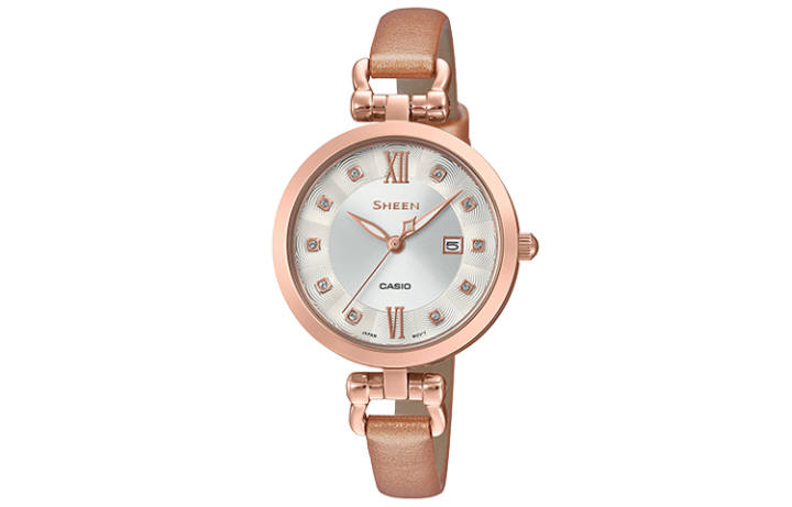 CASIO CASIO Women's SHEEN Silver Watch SHE-4055PGL-7B