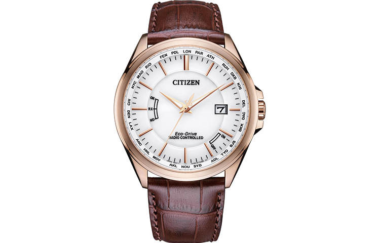 CITIZEN Ecology Drive Collection Light Powered Quartz Movement Watch Men's Watches White Dial