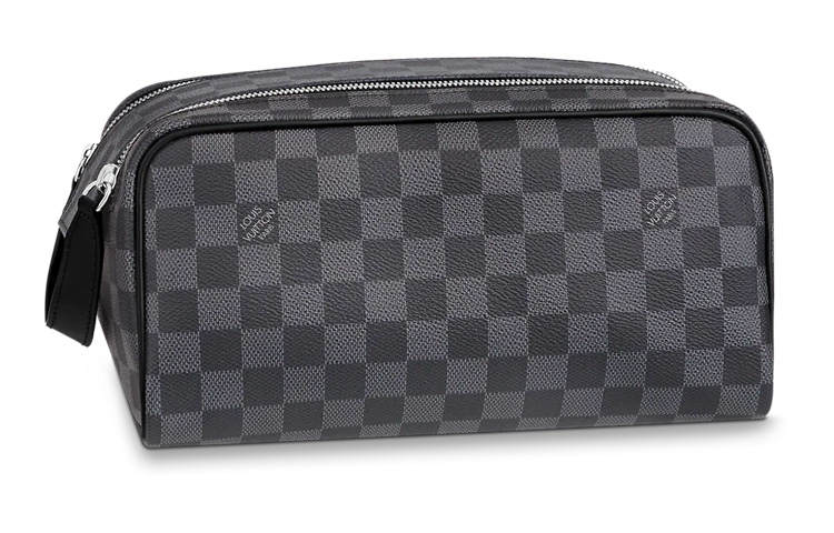 LOUIS VUITTON Louis Vuitton Dopp damier graphite wash bag