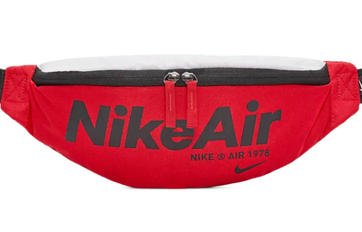 Nike Nike Heritage Polyester Fanny Pack Regular Unisex University Red