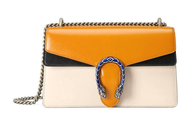 GUCCI Dionysus Multicolor Leather Crossbody Bag, Chain Bag, Shoulder Bag Women's