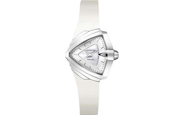 HAMILTON Adventure Collection Quartz Movement Women's Watch 34.5*38mm Silver Dial Stainless Steel Case