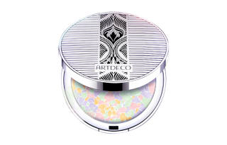 ARTDECO Floral Iridescent Powder Puff Oil Control Brightening Skin Tone Setting Cosmetics