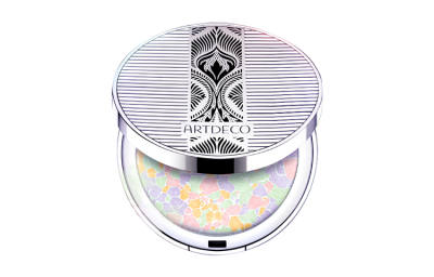 ARTDECO Floral Iridescent Powder Puff Oil Control Brightening Skin Tone Setting Cosmetics