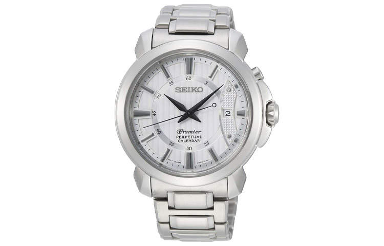 SEIKO Quartz Movement Stainless Steel Strap Watch Men's Watches White Dial