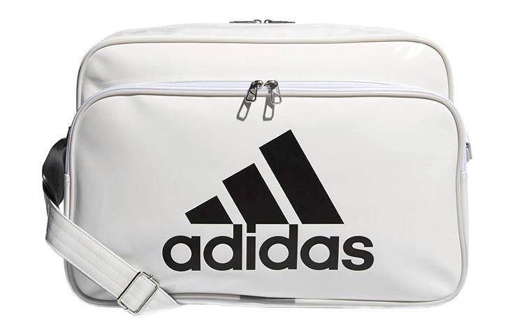 Adidas Adidas Polyurethane Crossbody Bag, Shoulder Bag Regular Unisex White