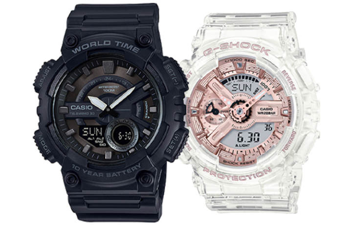 CASIO CASIO Unisex Pair Table Series Black Watch