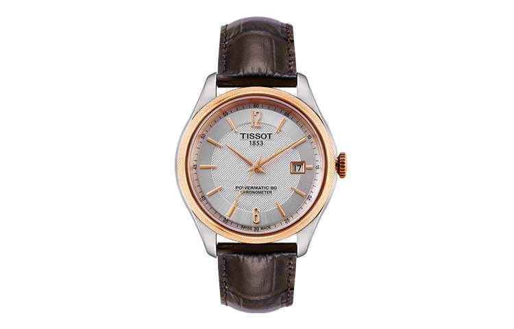 TISSOT Halo Collection Automatic Mechanical Movement Men's Watches Watch 41mm White Dial Stainless Steel Case