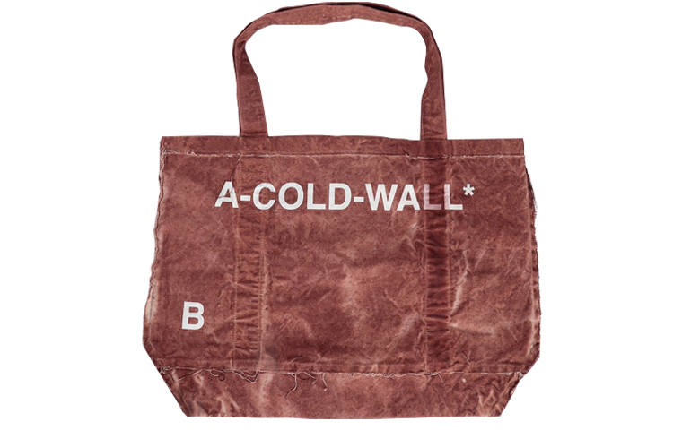 A-COLD-WALL* A COLD WALL* Cotton Handbag Regular Unisex Russet
