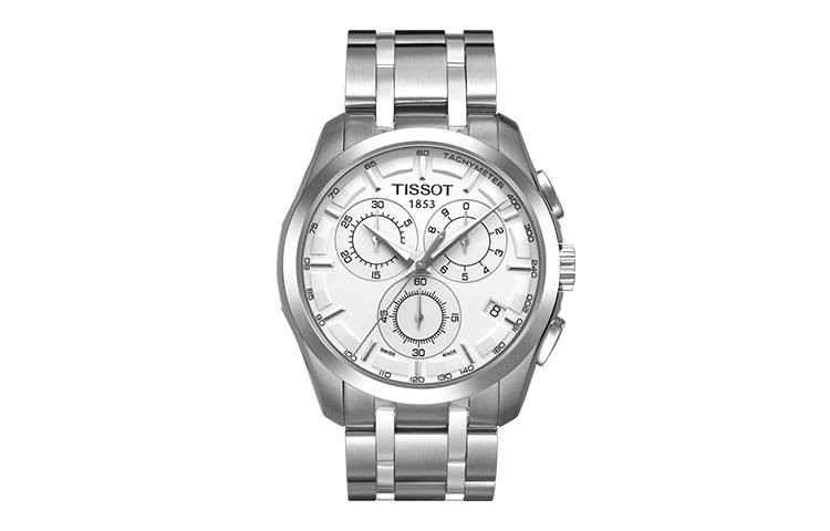 TISSOT Kutu Collection Quartz Movement 100m Waterproof Men's Watches Watch 41mm White Dial