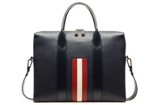 BALLY Cow Leather Shoulder Bag, Crossbody Bag, Handbag Men's Blue