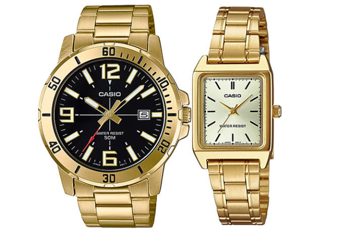 CASIO CASIO Unisex Pair Table Series Black Watch