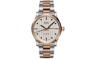 MIDO Helm Automatic Mechanical Movement Men's Watches Watch 38mm Silver Dial PVD Coating Watch Case