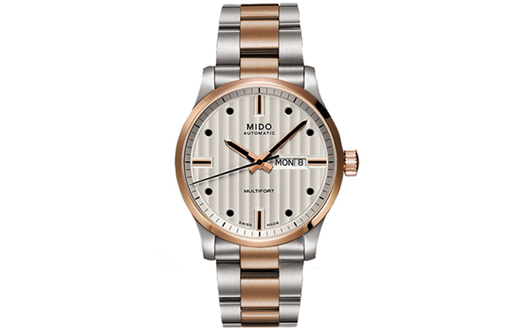 MIDO Helm Automatic Mechanical Movement Men's Watches Watch 38mm Silver Dial PVD Coating Watch Case