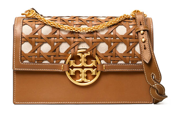 TORY BURCH Miller Leather Trunk Bag, Shoulder Bag, Crossbody Bag Women's