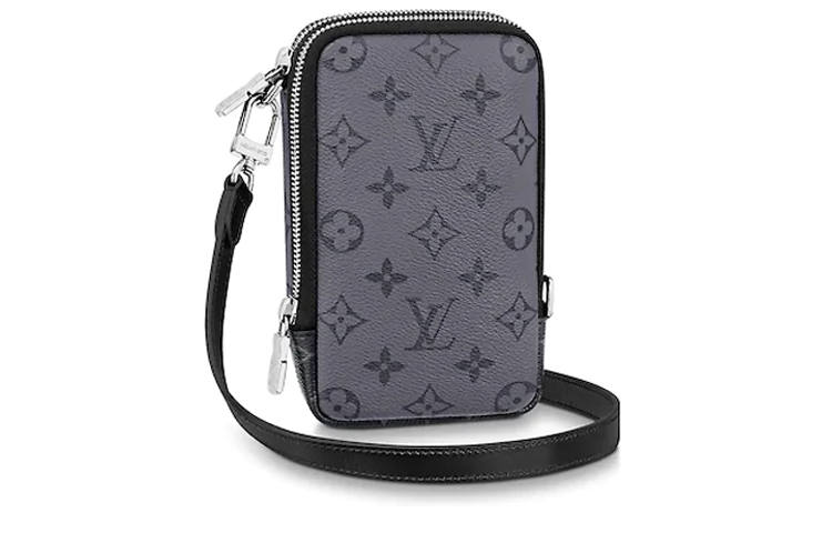 LOUIS VUITTON Canvas Bag, Shoulder Bag, Crossbody Bag Men's Gray