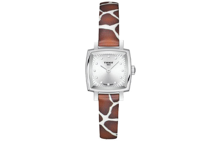 TISSOT Cute Collection Quartz Movement 30m Waterproof Women's Watch 20mm Silver Dial Stainless Steel Case