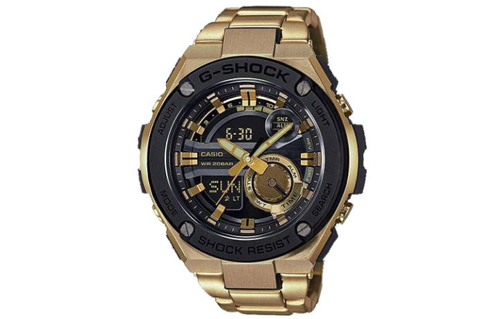 CASIO CASIO Men G-STEEL Series 52.4mm Black Watch GST-210GD-1A
