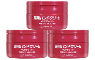 More Deep Shiseido Urea Red Can Hand Creams Fragrance Free Aromatic Moisturizing Crack Proof Hydrating 100g*3/100g*6
