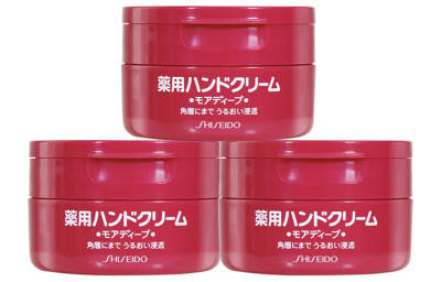 More Deep Shiseido Urea Red Can Hand Creams Fragrance Free Aromatic Moisturizing Crack Proof Hydrating 100g*3/100g*6