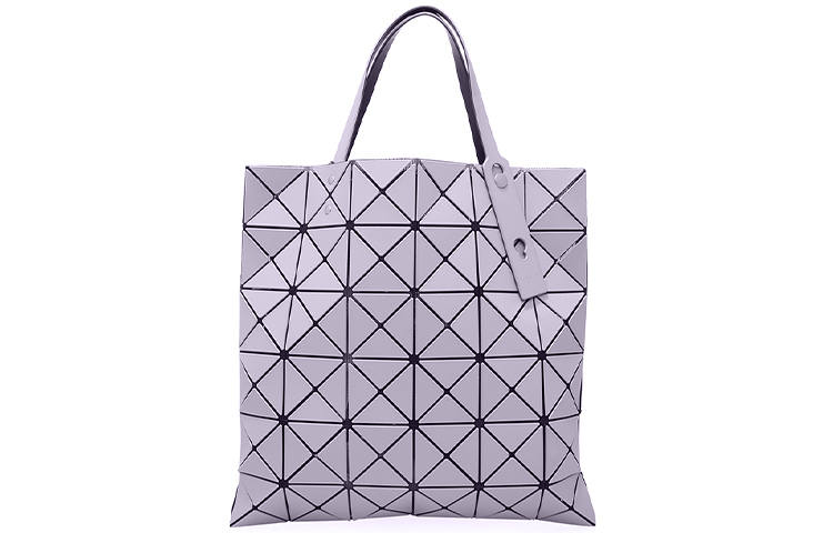ISSEY MIYAKE PVC Tote Bag, Shopping Bag, Laptop Bag, One Shoulder Handbag Medium Women's Violet