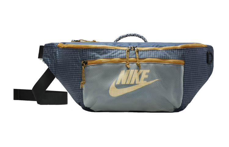 Nike Nike Nylon Fabric Crossbody Bag, Fanny Pack Regular Unisex Dark Blue