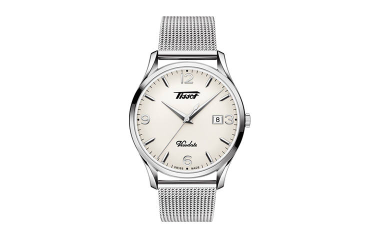 TISSOT Vistada Collection Quartz Movement 30m Waterproof Men's Watches Watch 40mm Silver Dial