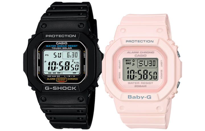 CASIO CASIO Unisex Pair Table Series Black Watch