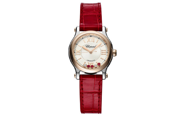 CHOPARD HAPPY SPORT Automatic Mechanical Movement Women's Watch 30mm Silver Dial Stainless Steel Case