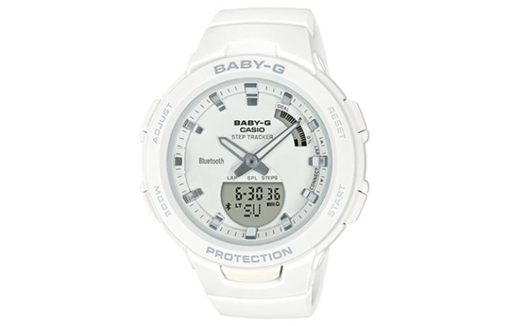 CASIO CASIO Women's BABY-G White Watch BSA-B100-7A